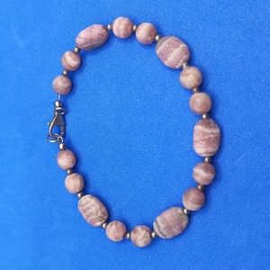 SALE! Natural Rhodonite Stone Bracelet